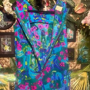 Tropical Floral Mini Dress